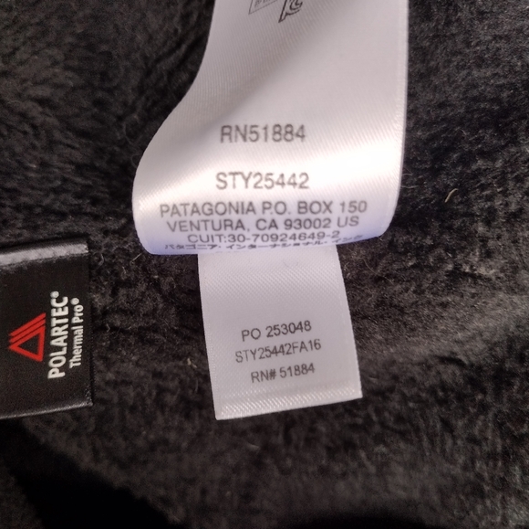 Patagonia Sweater Womens Small Black Re-Tool Snap-T Pullover Mock Neck - Picture 7 of 9